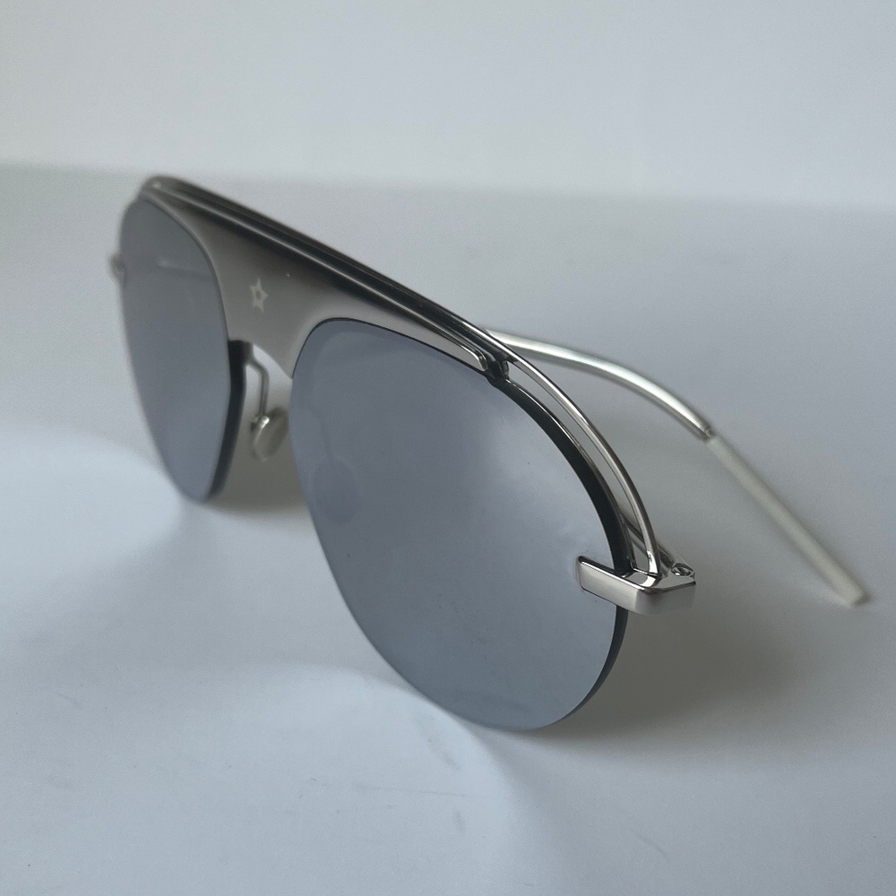 Dior Dio(r)evolution2 J5GQV Silver Grey Aviator Pilot Mirror Sunglasess - Picture 5 of 15